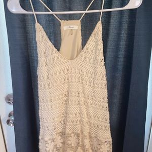 Soprano Cream Tank Top
